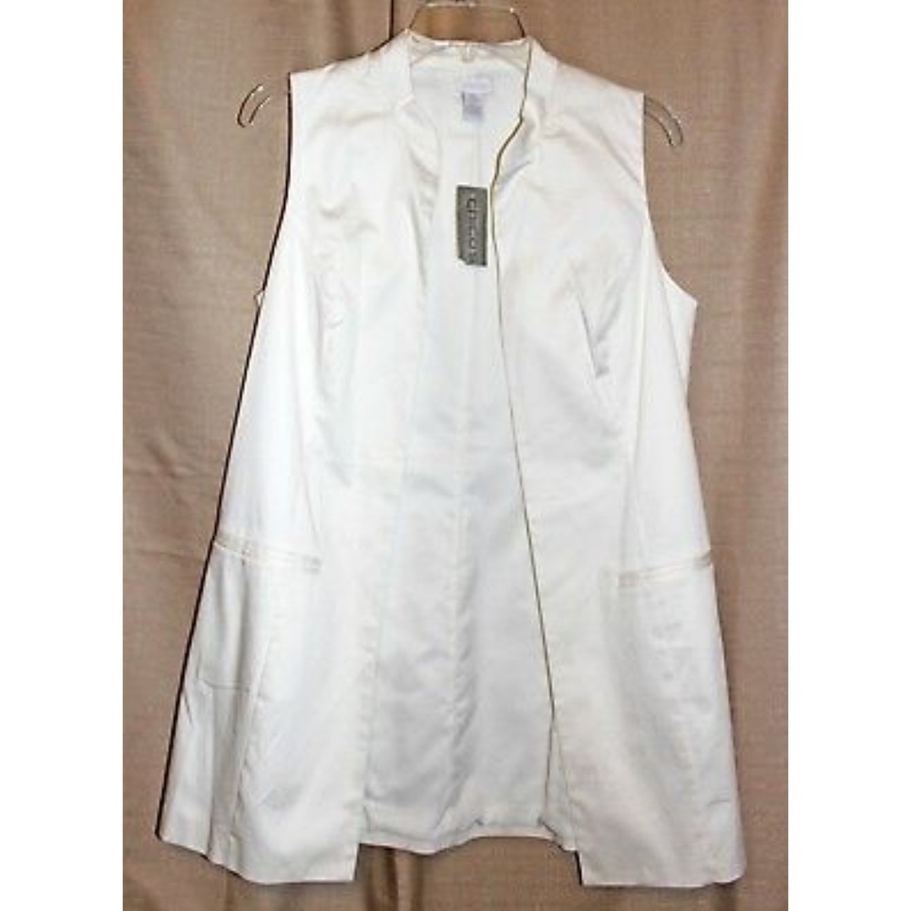 Chico’s Cotton Sateen Vest